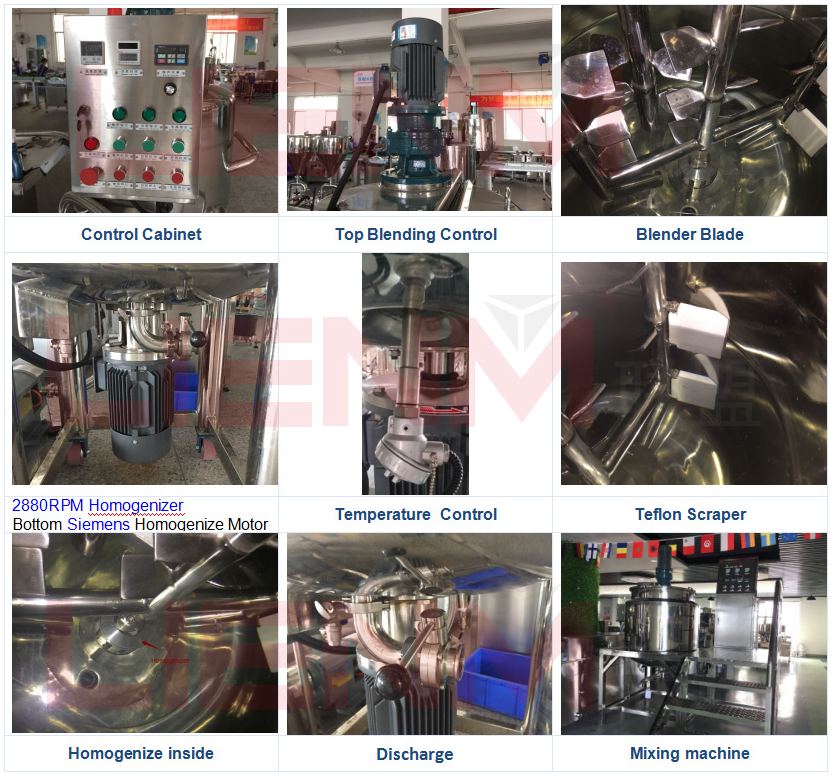 1000L 2000L 3000L Chemical Blending Mixer Tank, Hotel Liquid Shampoo Mixing Machine, Liquid Soap Making Machine