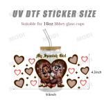 High Quality Uv Dtf Sticker Transfer For Cup Mother'S Day UV Cup Wrap Stickers