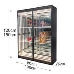 Customized Color Infinite Mirror Abyss Mirror Wine Bar Cabinet for Fashionable