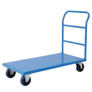Wholesale 300KG 400KG Heavy Duty Platform Trolley Blue Hand Truck Push Cart from china suppliers