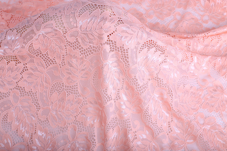 2017 Hot Sale Garment Accessories Strech French Lace Fabric with Different Color-