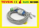 Bionet One piece 3 leads patient monitor accessories with snap , AHA 1K ohm