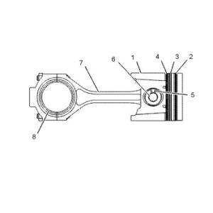 Wholesale 1684531 Body A Engine 168-4531 Ring 9T2306 Pump Group Piston Cylinder Liner 9T-2306 from china suppliers
