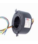 Compact High Speed Slip Ring , Through Hole Slip Ring 5 * 10A / 24 * 5A