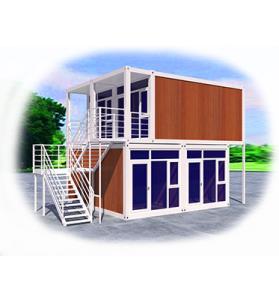 Wholesale Prefab House Steel Sandwich Panel Flat Pack House For 2022 Custom Construction from china suppliers