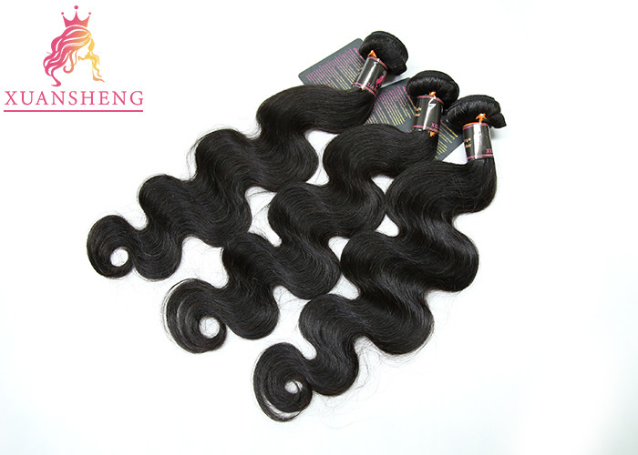 10A Grade Virgin Peruvian Human Hair No Shedding Body Wave Extensions