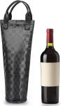 Single Wine Gift Tote Bag, Insulated Padded Thermal Wine Bottle Carrying Cooler
