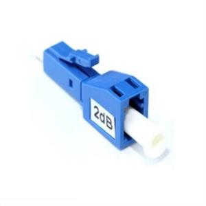 Wholesale Small Size Fiber Optic Singlemode LC Attenuator 5dB Plug Type Doped from china suppliers