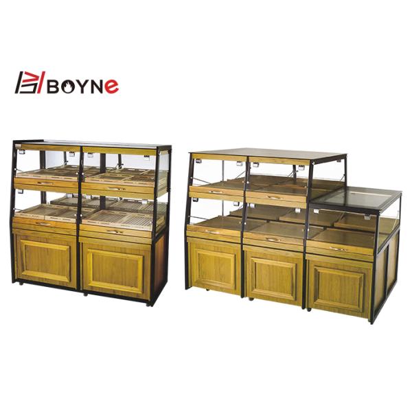 Single Side Normal Temperature Cake Display Case Bread Display Cabinet