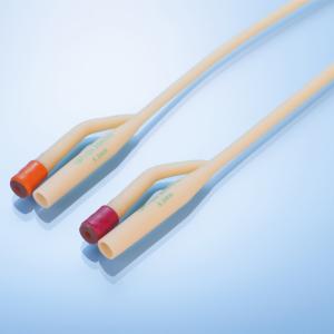 Wholesale Fr08 Silicone Foley Catheter 2 Way Latex 8 French Catheter Yellow from china suppliers