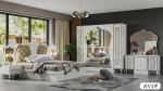 Optional Color King Size Bedroom Sets ODM Full Size Piece Clearanc