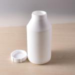 White Plastic PTFE Bottle Wide Mouth For Lab Reagent 50ML-20L