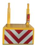 Traffic Yellow Rustproof Truck Mounted Crash Attenuator