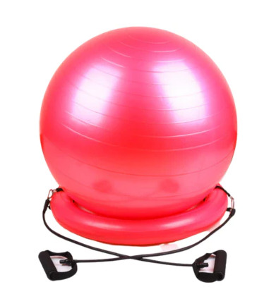 Yoga Ball With Fixed Base Factory Hot Sales Soft Exercise Ball play ball