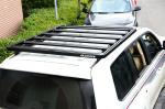 TOYOTA LC 200 Black Flat Roof Racks Luggage Gear Bracket Bike Holder for 4x4