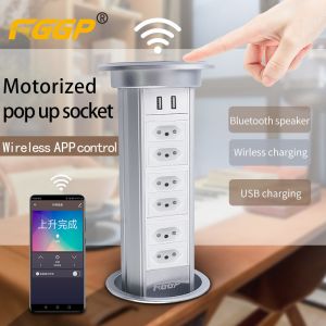 Wholesale Self Lifting Kitchen Pop Up Sockets 2400w Pop Up Powerpoint from china suppliers