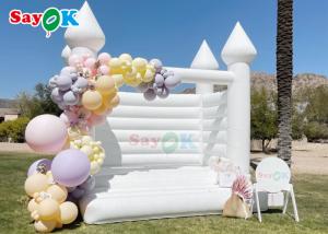 Wholesale Adult Pure White Pvc Inflatable Wedding Bounce House With Air Blower from china suppliers