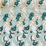 91.44Cm Length Applique Lace Fabric For Women Garment