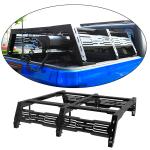 Universal Adjustable Ladder Pickup Truck Bed Rack Roll Bar Steel Carrier Ute Tub