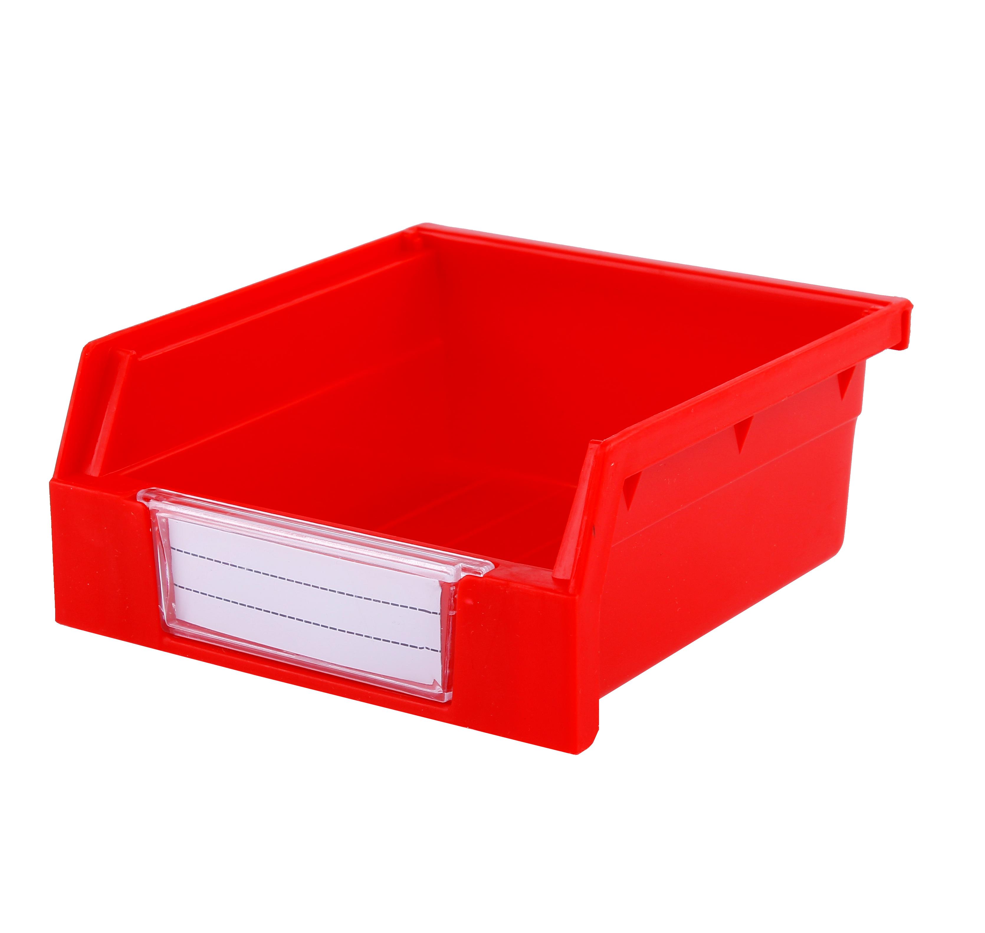 Eco-Friendly Stackable Hanging Plastic Storage Bin Shelf Rack Organizer 105x110x50mm