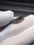 gold of Roman numeral ring 18kt gold with yellow gold or white gold
