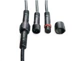 04 poles circular male female waterproof connector,3poles mini connector for LED