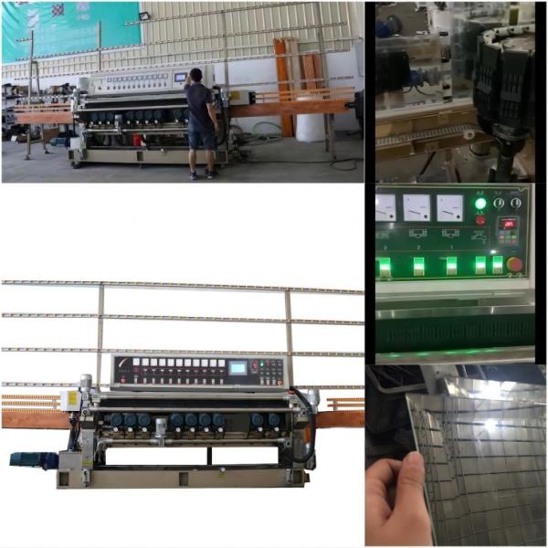 10 Spindles Glass Straight Line Beveling Edging Grinding Processing Machine