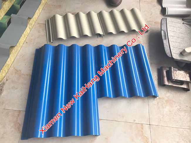 High Efficiency Steel Sheet Forming Machine , Corrugated Sheet Making Machine