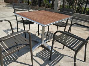 Wholesale Cross Table base Aluminum Table leg Outdoor Furniture Leisure Table chair from china suppliers