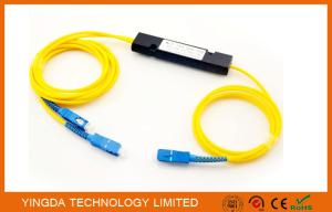Wholesale Compact Fiber Optic PLC Splitter 1x2 Cassette Module , Fused Welding FTB Coupler from china suppliers