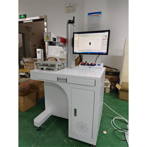 Portable UV Fiber Laser Marking Machine Desktop Laser Engraver For Metal