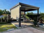 Manual / Electric Waterproof Aluminum Gazebo Garden Outdoor Patio Cover Gazebo