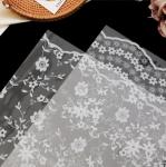 Yitong imitation lace lace transparent cellophane bouquet waterproof flower