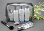 Promotion 25s heat seal clear transparent pvc cosmetic bag plastic bag, lady