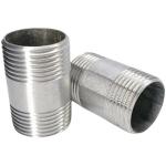 201 304 Stainless Steel Double Head External Thread Pipe Nipple for Customized