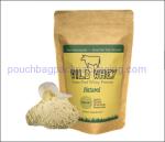 Kraft packaging bag, paper stand up pouch, kraft doypack for protein
