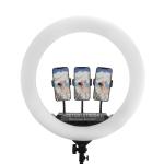 22'' Photographic led ring light with phone holder beauty makeup lamp remote