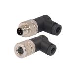 Automation M8 Waterproof Connector 90 Degree Assembly 4 Pin Male To Male