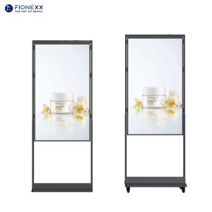 Wholesale CE 4000nits LCD Window Displays Free Standing Window Digital Signage from china suppliers