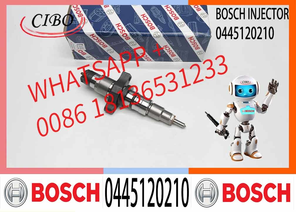 0445120210 Fuel Injector 0986435503 Diesel Injection 0445120210 Common Rail Injector 0 445 120 210 For Ford