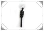 Pyrex Glass Oil Burner Black Helix Tube Clear Ball Head Mini Smoking Water Bong