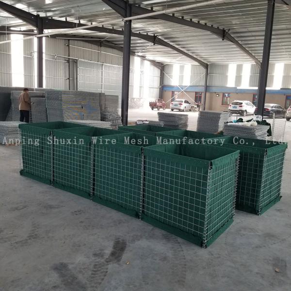 High Strength Mil10 Defensive Barriers With Geotextile For Military Flood
