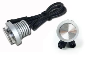Wholesale Rcessed 1W Antiglare Mini LED downlight Epistar LED Spotlight Waterproof IP67 for hotel rooms DC12V from china suppliers