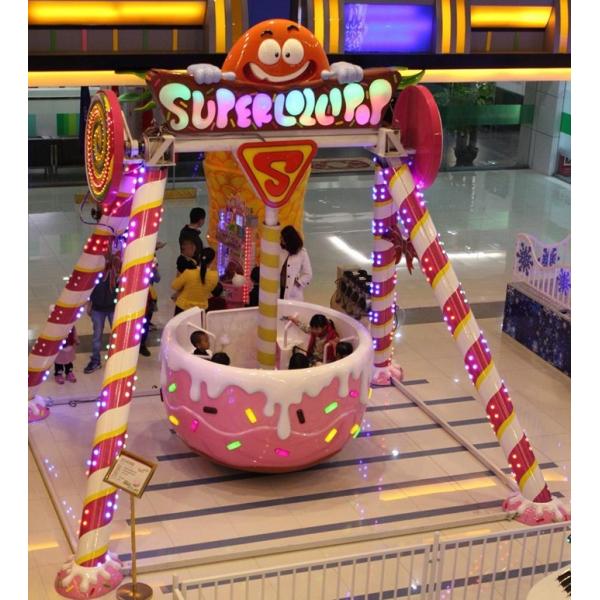 45 Degree Swing Pendulum Amusement Ride 2200W For Indoor Shopping Mall