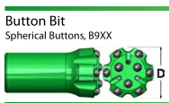 Drilling Tools Button Drill Bit Convex Face 76mm 64mm T38 Button Bit