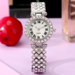 100g Women Quartz Wrist Watch , OEM Diamond Bracelet Watch For Ladies