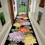 Plants And Flowers Commercial Floor Mat Entrance Corridor Stairway Hotel Mat