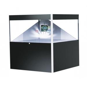 China 360 Degree 3D Pyramid Hologram Display Showcase / Clear 3D Hologram Pyramid Holobox Watch Glass on sale