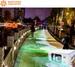 Amazing Colorful 3d Hologram Interactive Floor Projector Outdoor