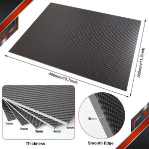 Wholesale 3K Plain / Twill Weave Carbon Fiber Sheet Glossy / Matt Carbon Fiber Plate from china suppliers